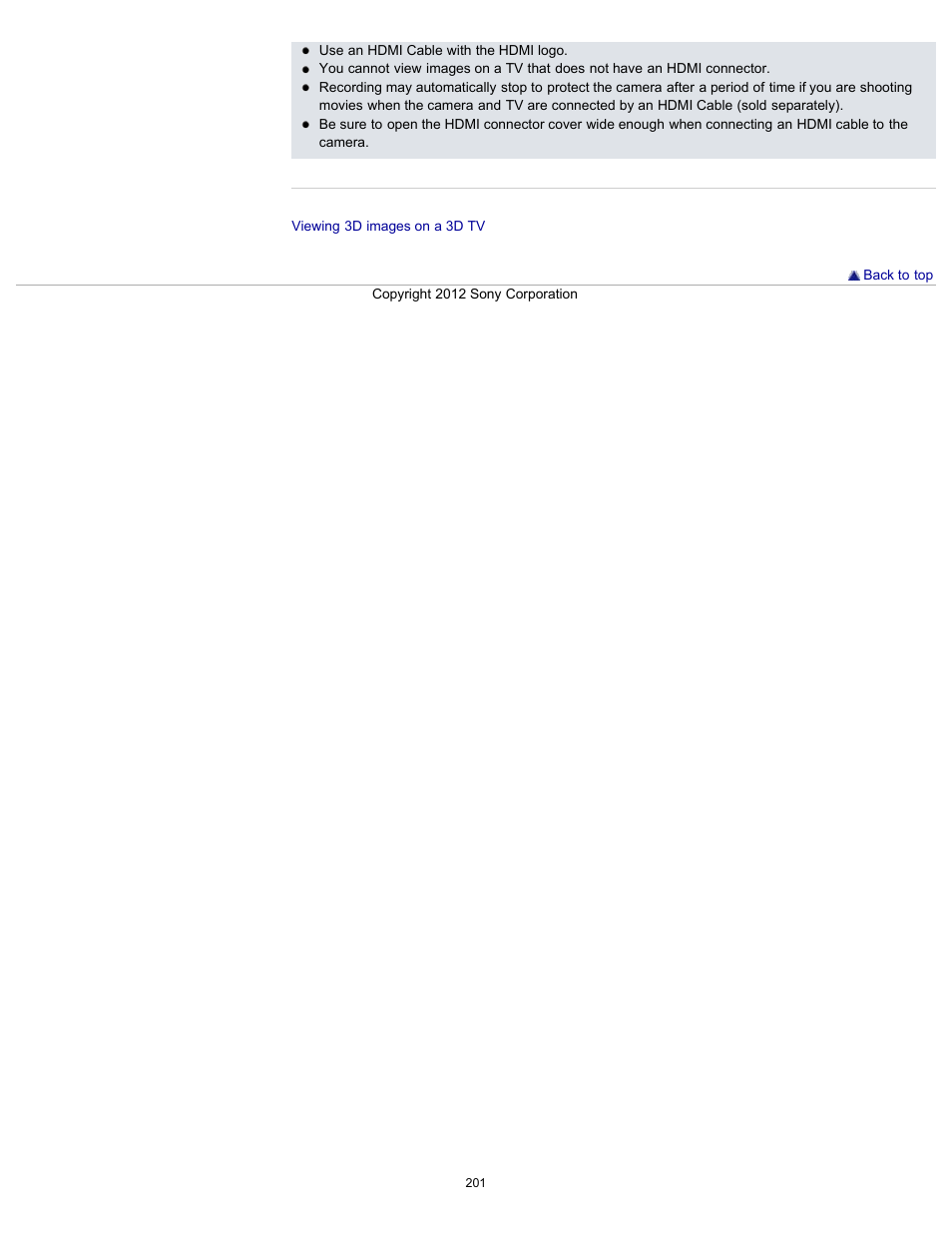 Sony DSC-TX20 User Manual | Page 201 / 262