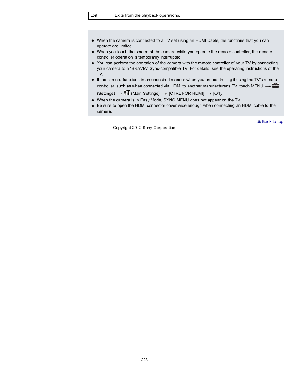 Sony DSC-TX20 User Manual | Page 203 / 262