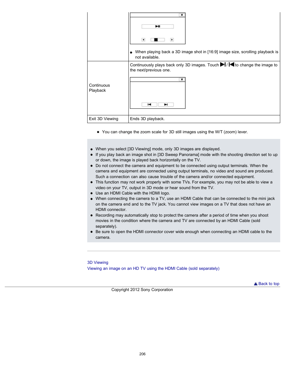 Sony DSC-TX20 User Manual | Page 206 / 262