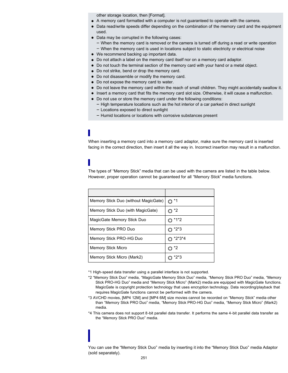 Sony DSC-TX20 User Manual | Page 251 / 262
