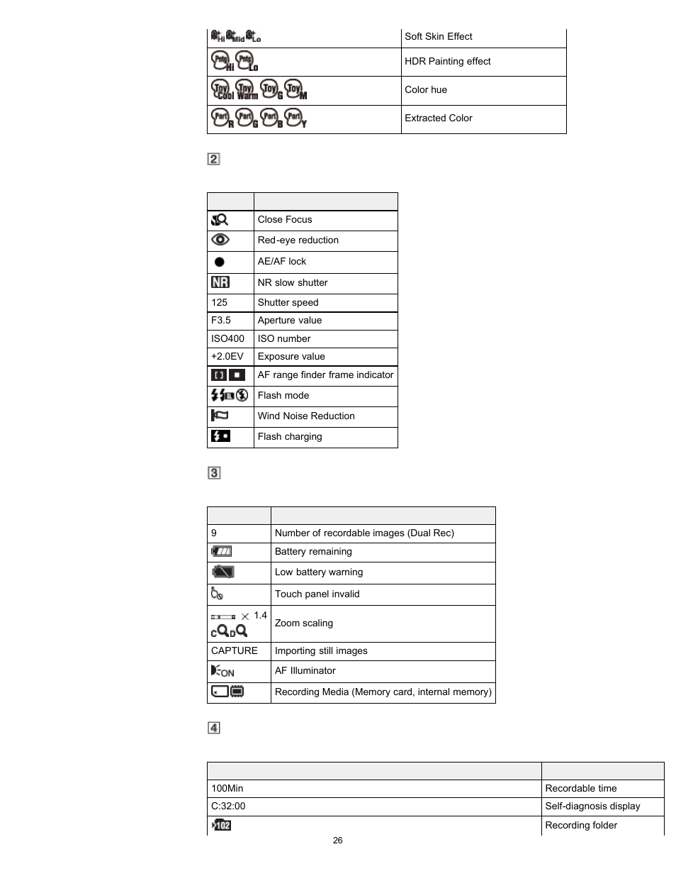 Sony DSC-TX20 User Manual | Page 26 / 262