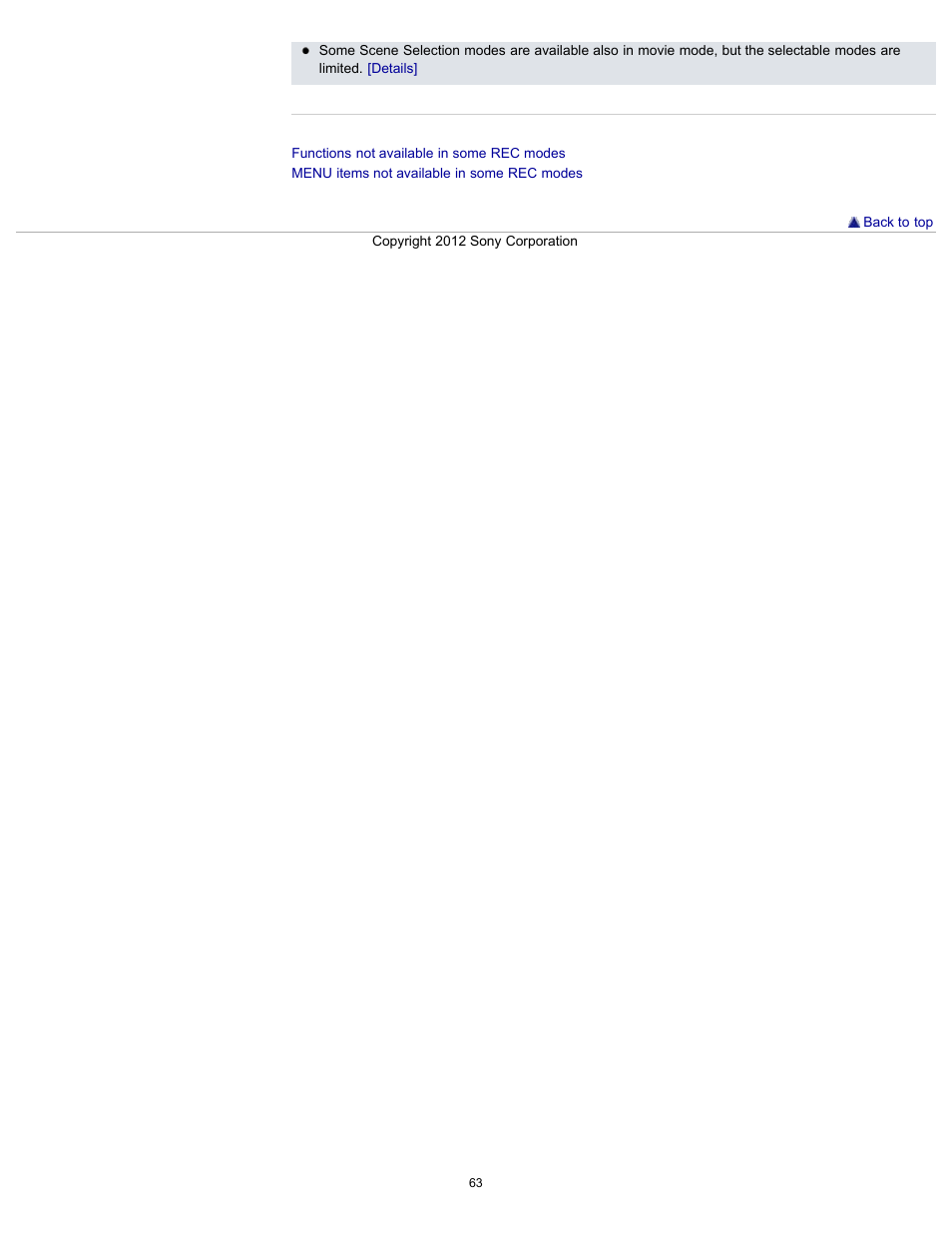 Sony DSC-TX20 User Manual | Page 63 / 262