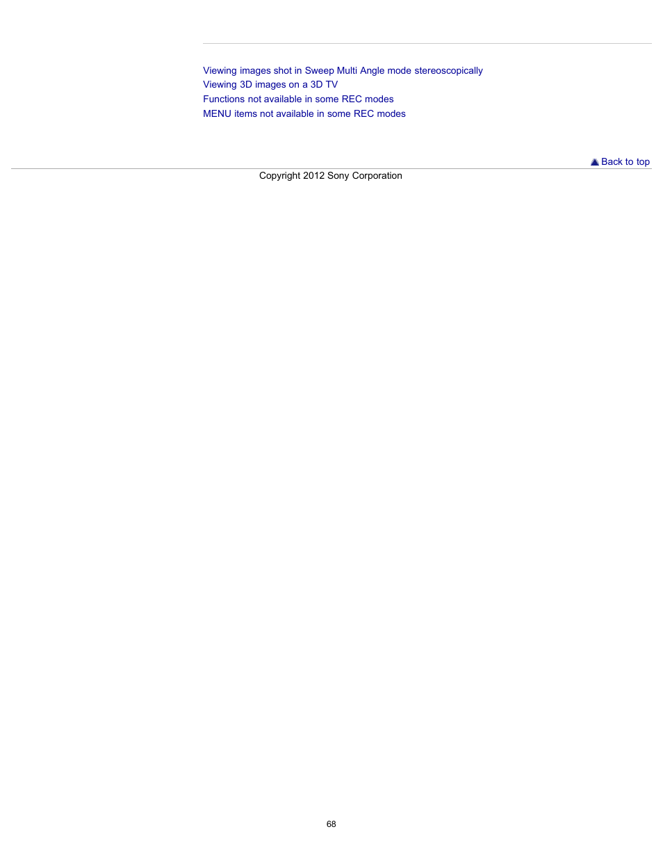 Sony DSC-TX20 User Manual | Page 68 / 262