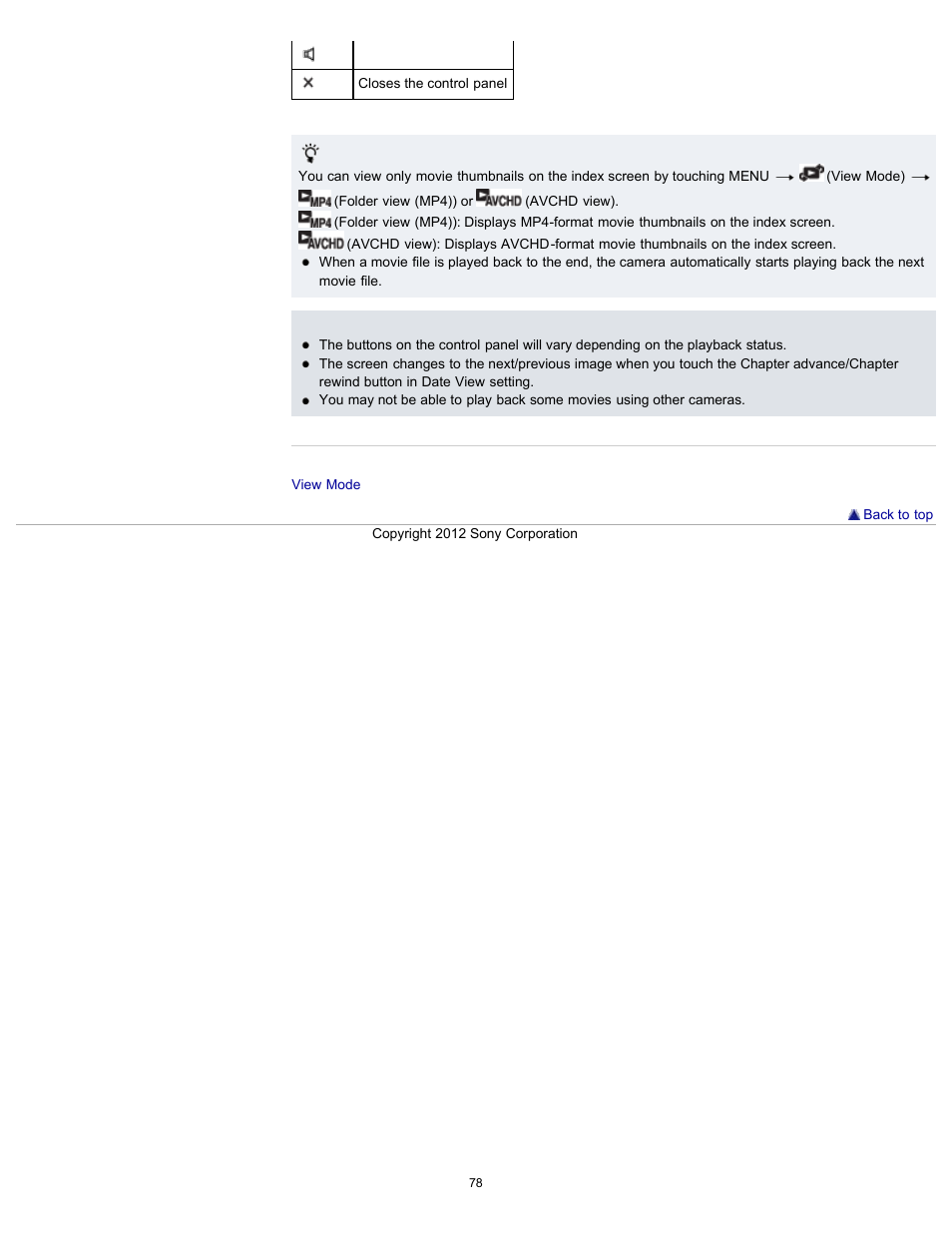 Sony DSC-TX20 User Manual | Page 78 / 262