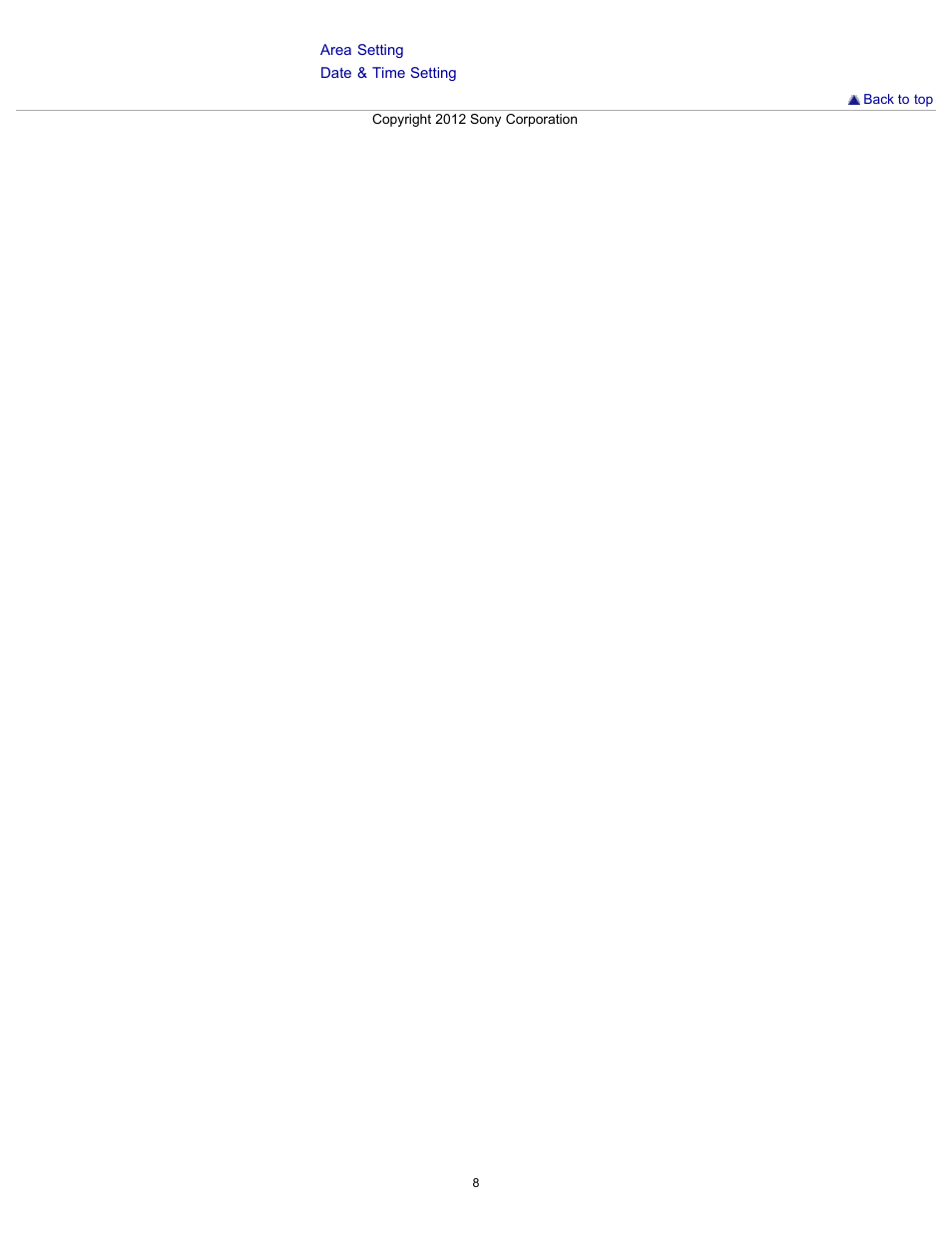 Sony DSC-TX20 User Manual | Page 8 / 262