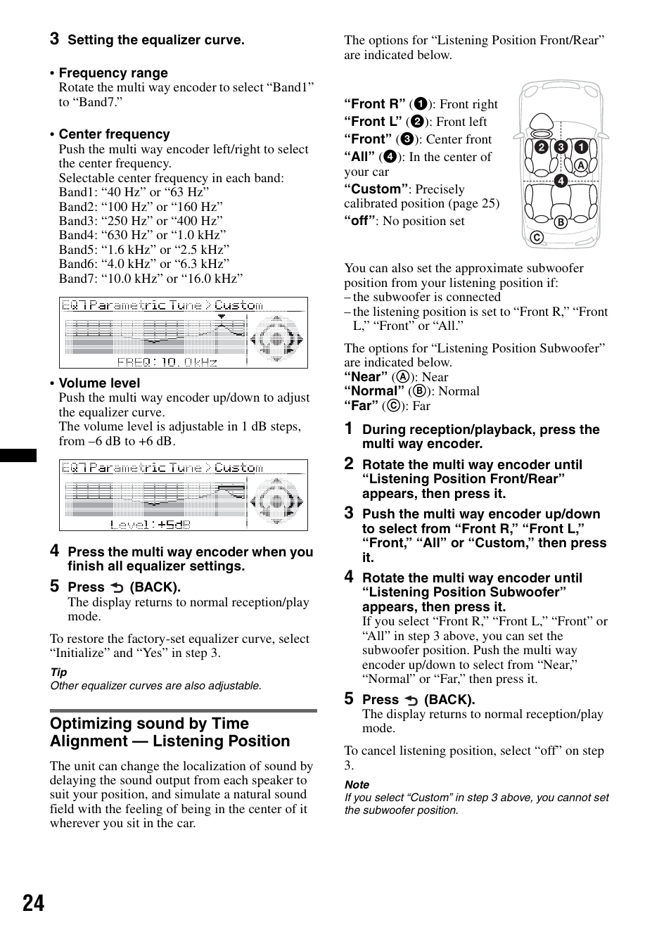 Sony DSX-S200X User Manual | Page 24 / 104