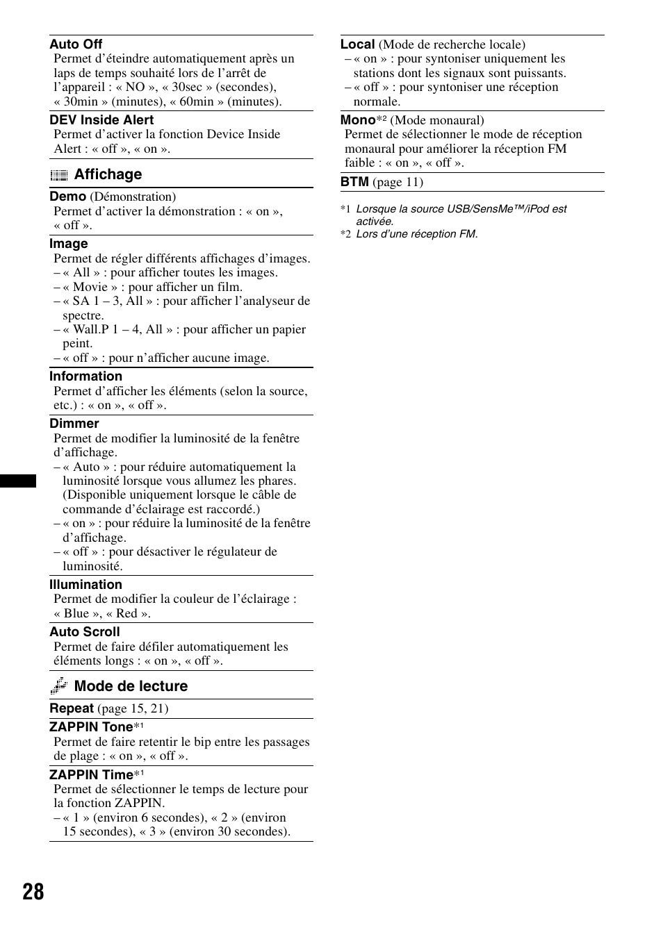 Sony DSX-S200X User Manual | Page 60 / 104