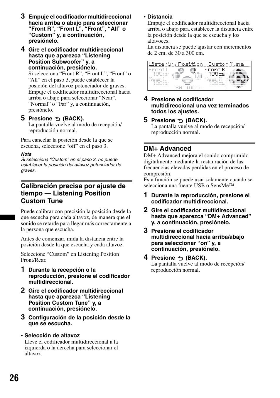 Dm+ advanced | Sony DSX-S200X User Manual | Page 92 / 104