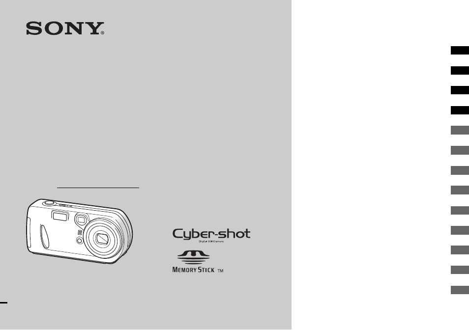 Sony DSC-P92 User Manual | 116 pages