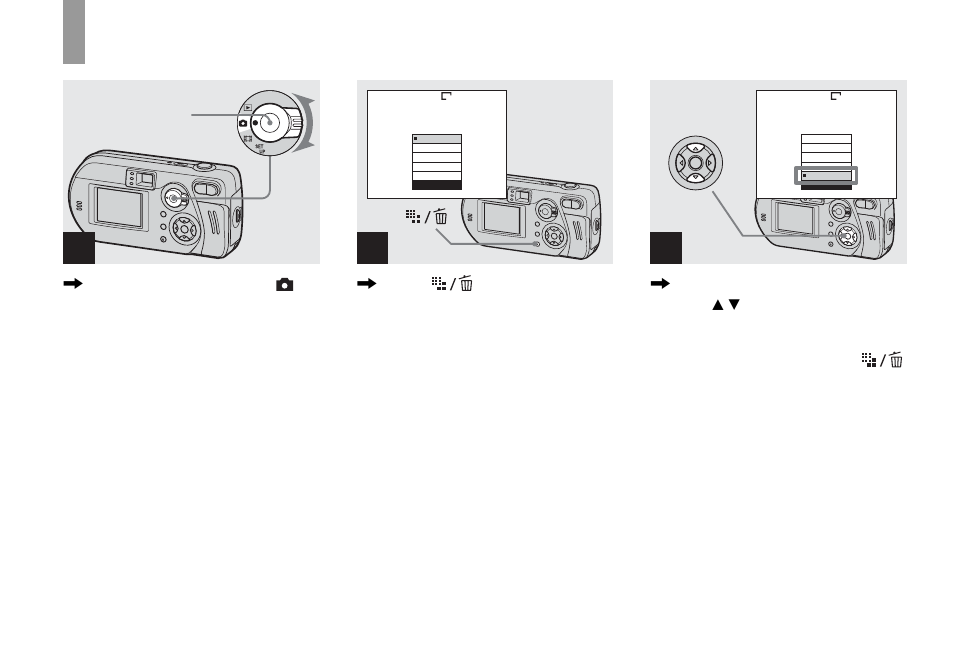 Setting the still image size | Sony DSC-P92 User Manual | Page 20 / 116
