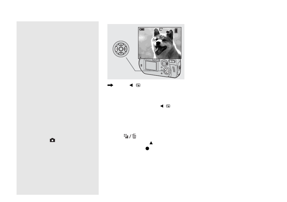 Checking the last image shot – quick review, Checking the last image shot, Quick review | About auto focus | Sony DSC-P92 User Manual | Page 24 / 116