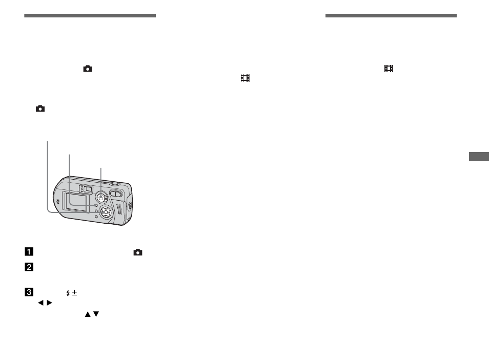 Adjusting the flash level, Shooting multiple frames, Clip motion | Sony DSC-P92 User Manual | Page 49 / 116