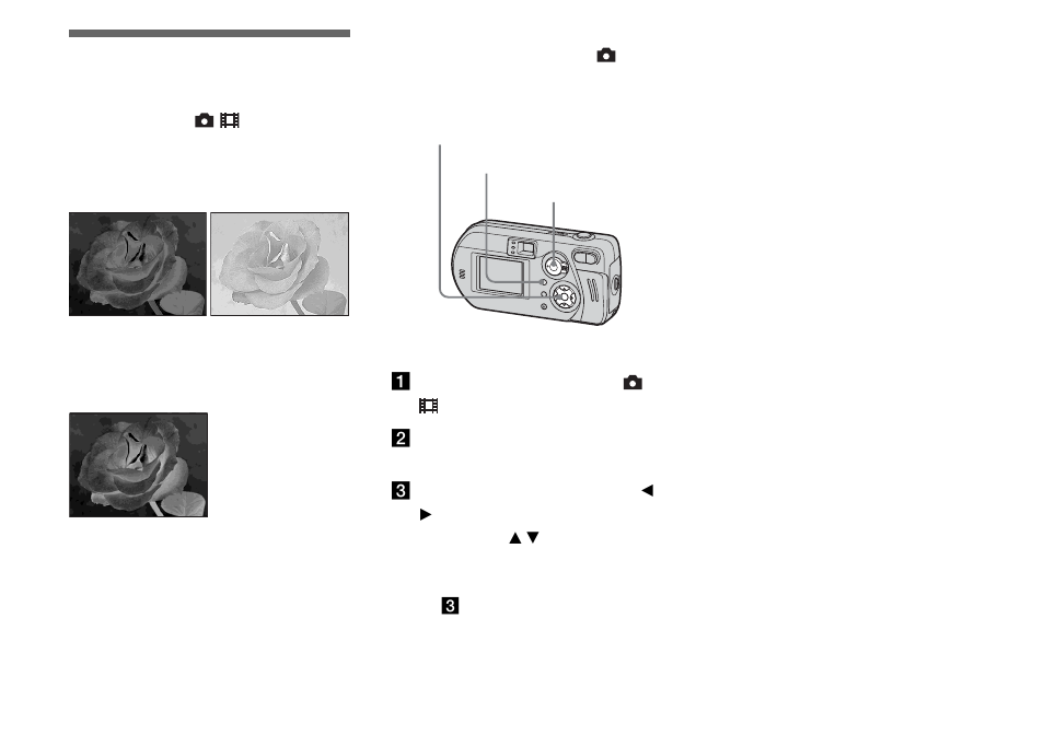 Adding special effects, Picture effect | Sony DSC-P92 User Manual | Page 56 / 116