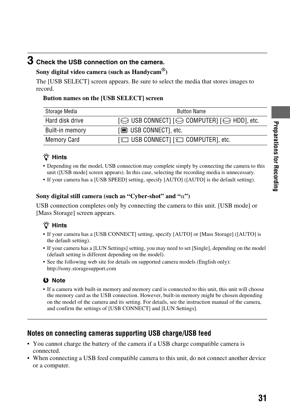 Sony VBD-MA1 User Manual | Page 31 / 84