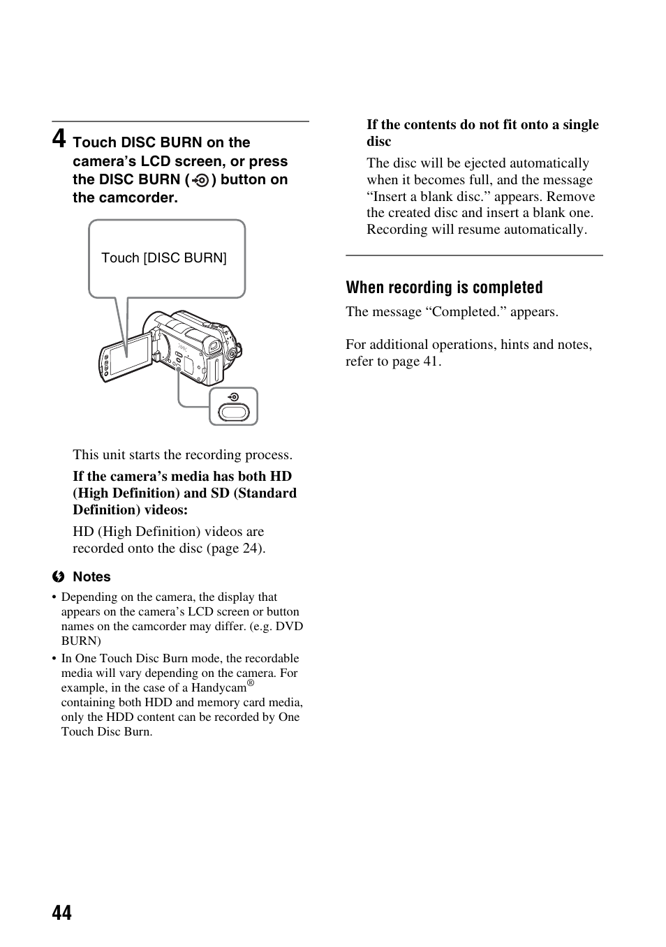Sony VBD-MA1 User Manual | Page 44 / 84