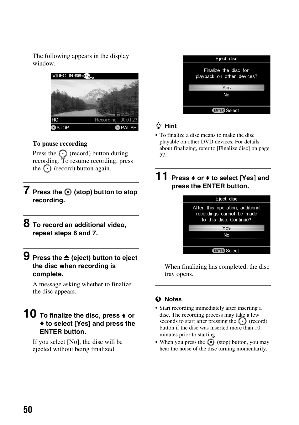 Sony VBD-MA1 User Manual | Page 50 / 84