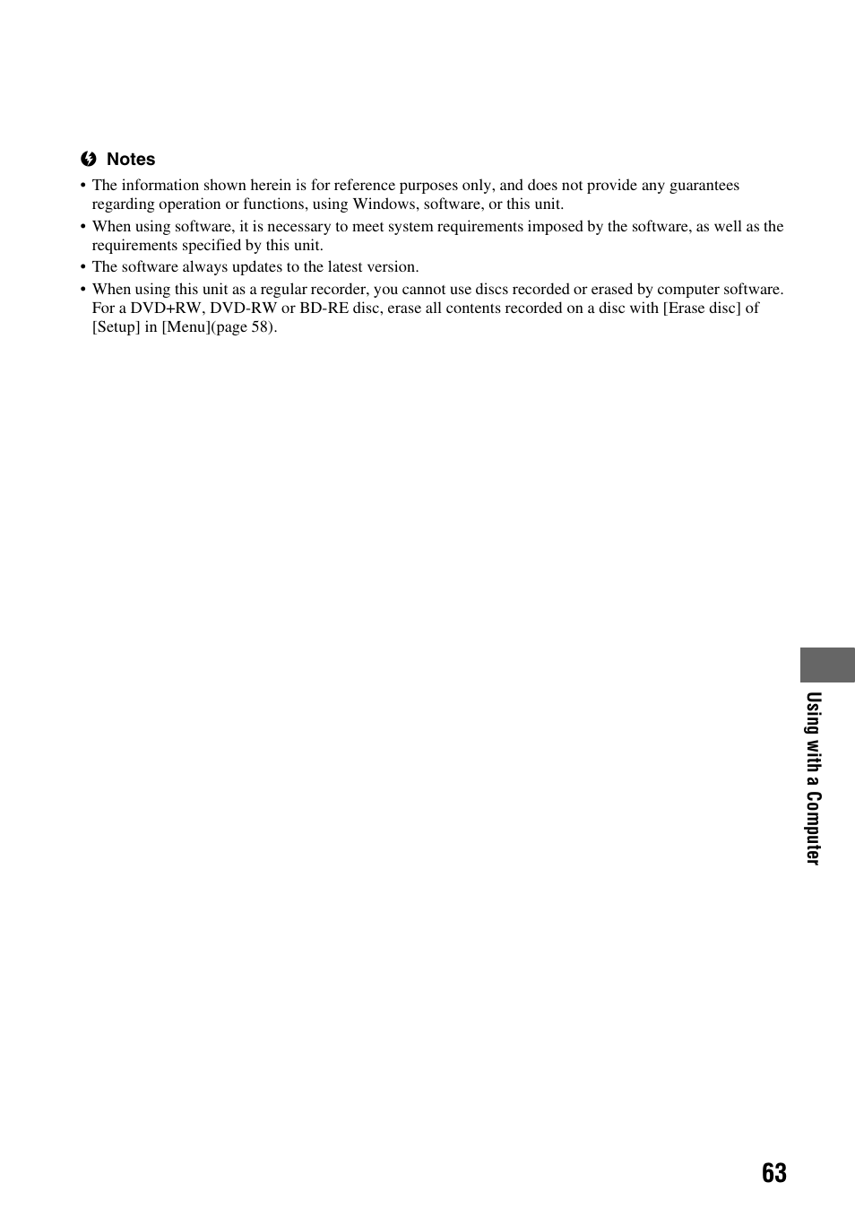 Sony VBD-MA1 User Manual | Page 63 / 84
