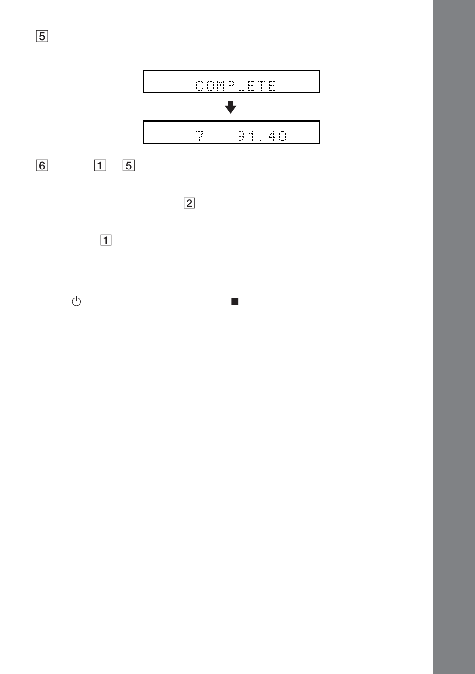 Getting star ted, 5press enter, 6repeat 1 to 5 to store other stations | The station is stored | Sony HCD-C450 User Manual | Page 31 / 88