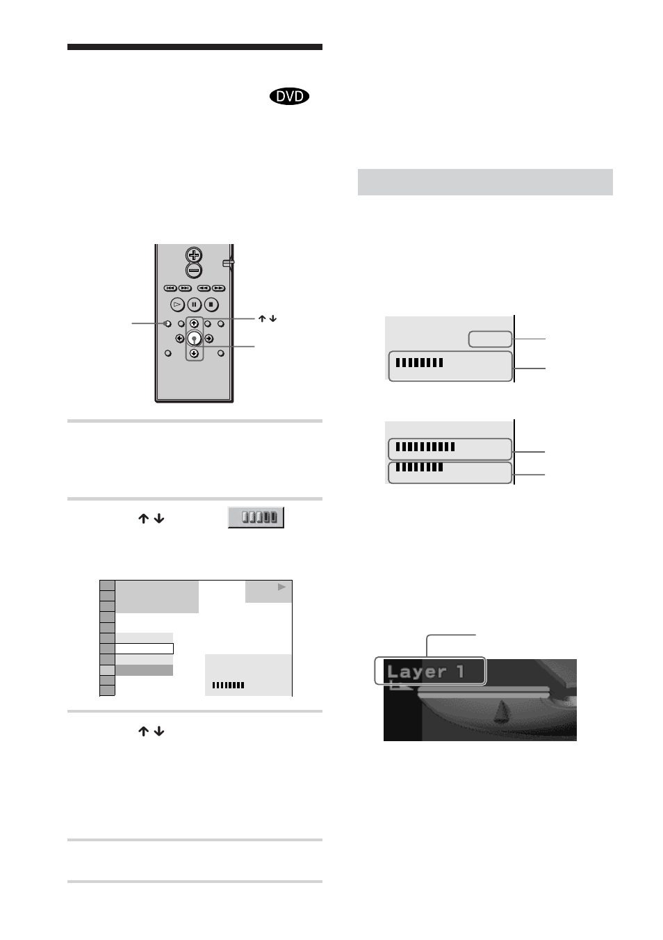 Checking the play information (advanced), Checking the play information, Displays of each item | Advanced), Press dvd display during playback, Press x / x to select (advanced), then press enter, Press x / x to select the items, Press enter | Sony HCD-C450 User Manual | Page 56 / 88