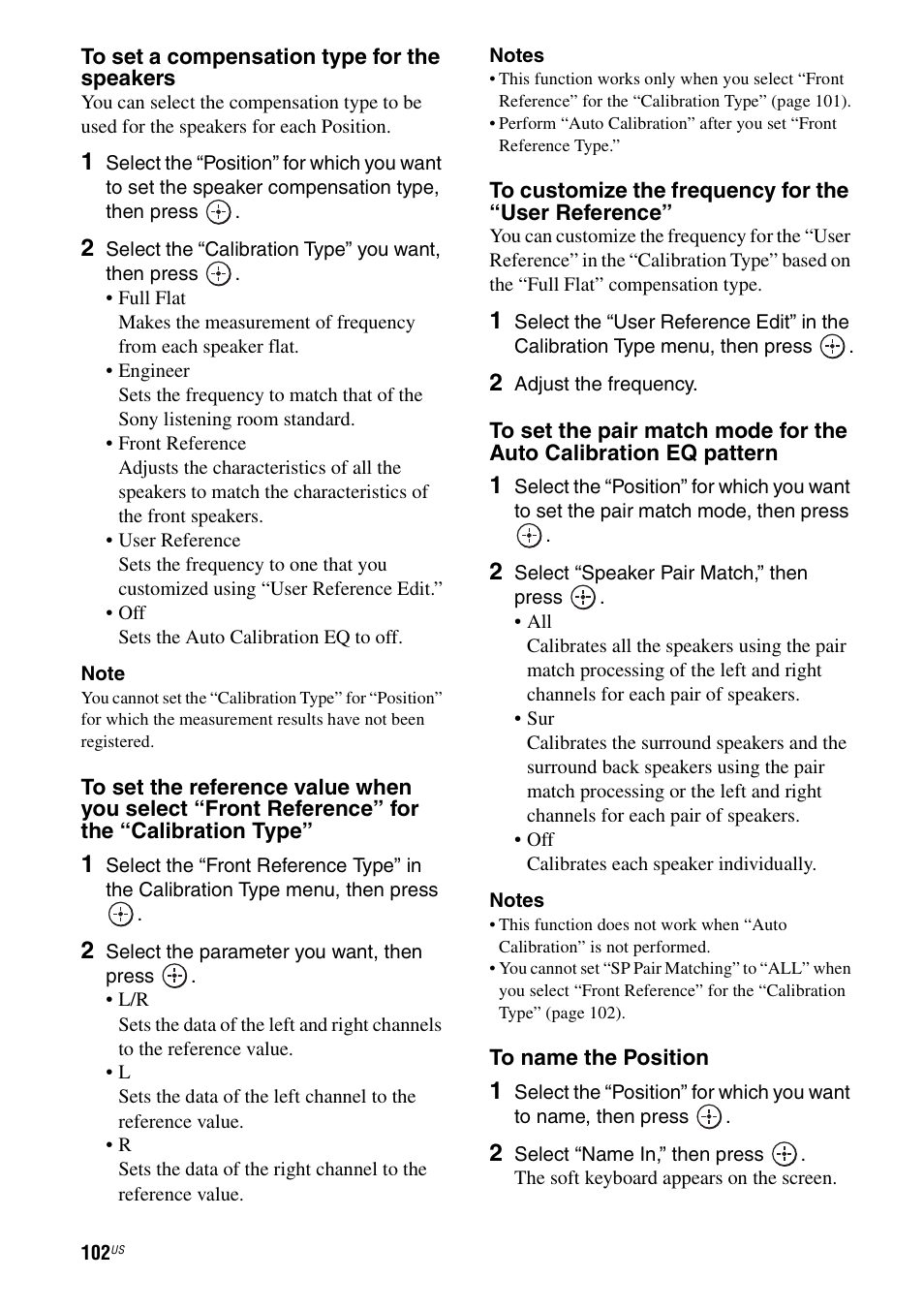 Sony STR-DA5700ES User Manual | Page 102 / 155