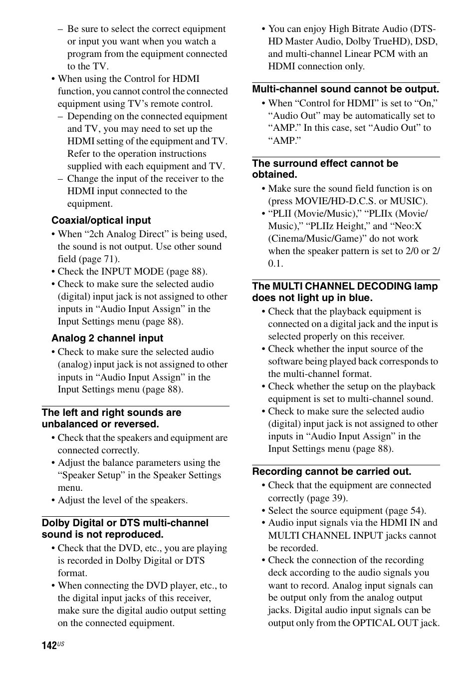 Sony STR-DA5700ES User Manual | Page 142 / 155