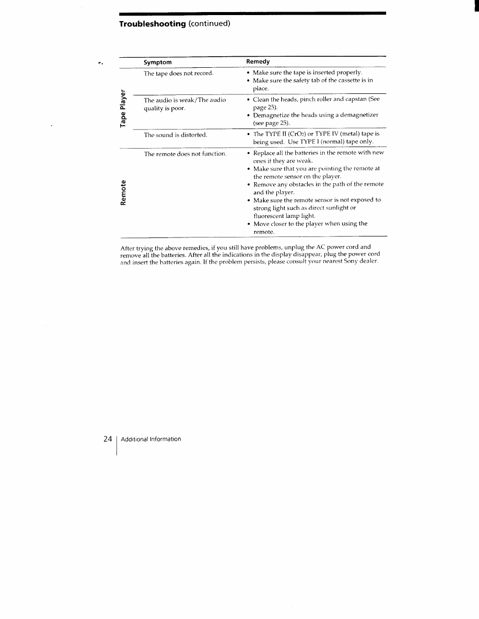 Sony CFD-350 User Manual | Page 24 / 27