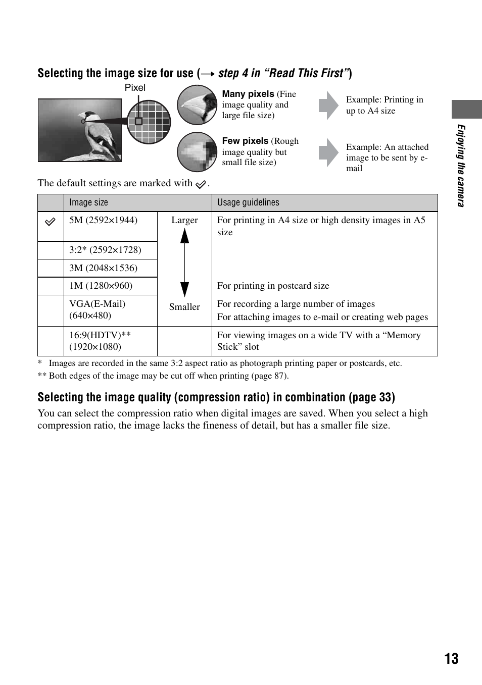 Sony DSC-T5 User Manual | Page 13 / 107