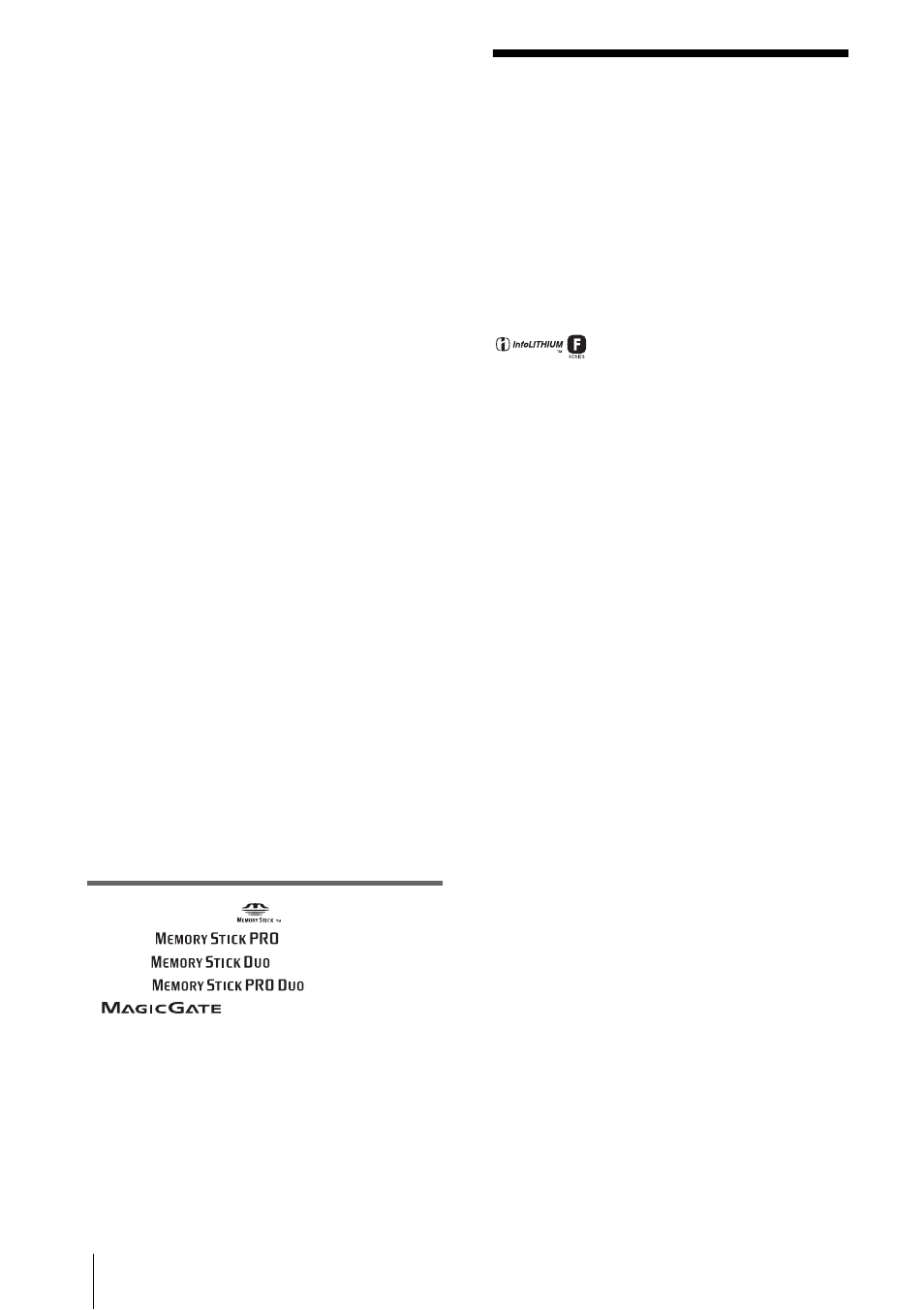 About the “infolithium” battery pack, About the “infolithium, Battery pack | P. 130) | Sony DCR-PC350 User Manual | Page 130 / 152