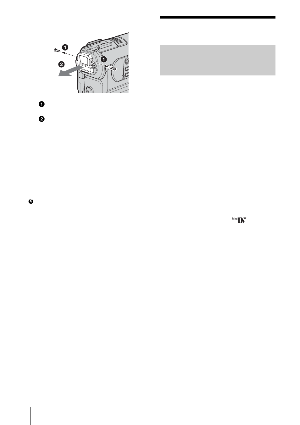 Specification, Video camera recorder, System | Sony DCR-PC350 User Manual | Page 136 / 152