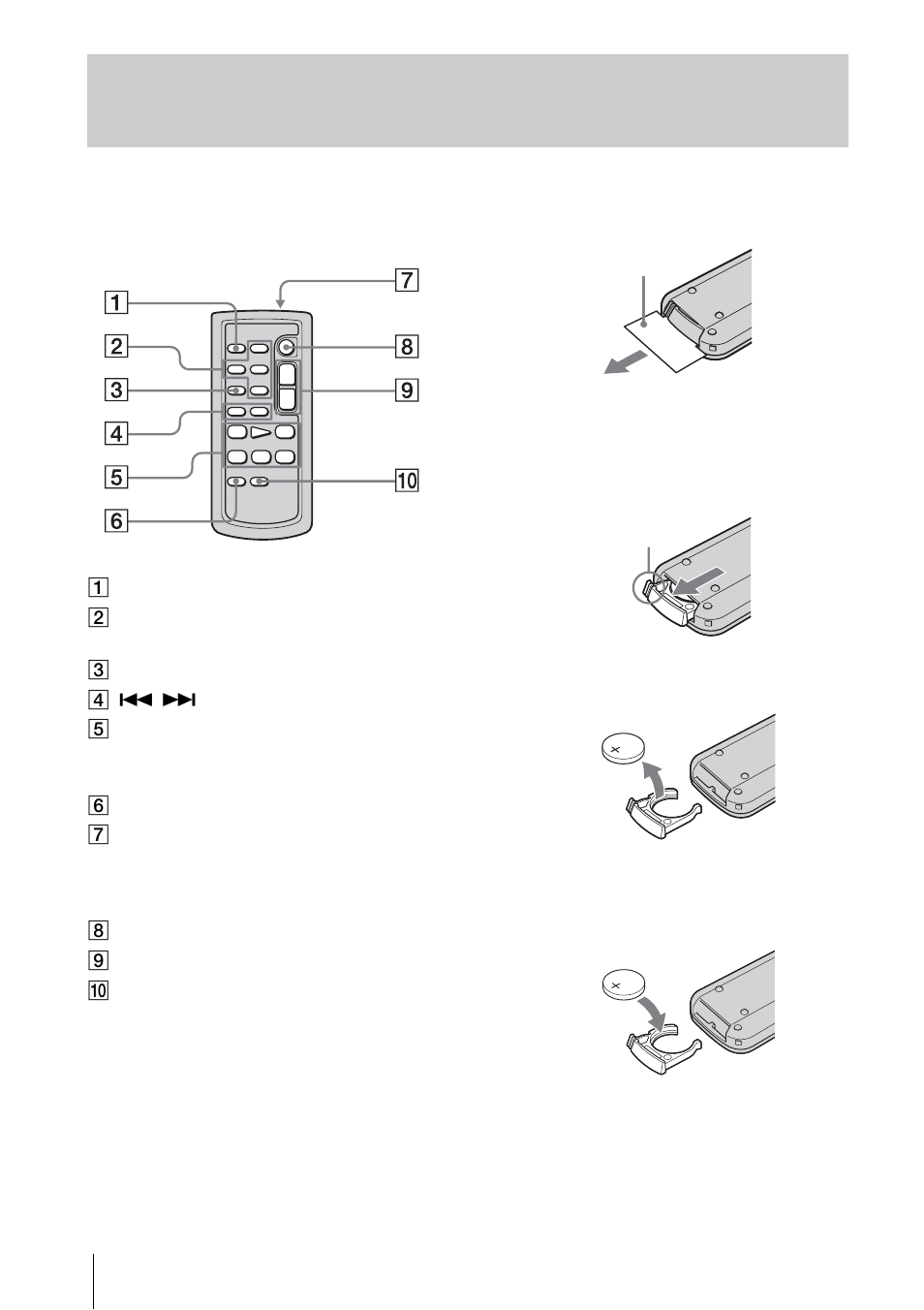 P. 144), Remote commander | Sony DCR-PC350 User Manual | Page 144 / 152