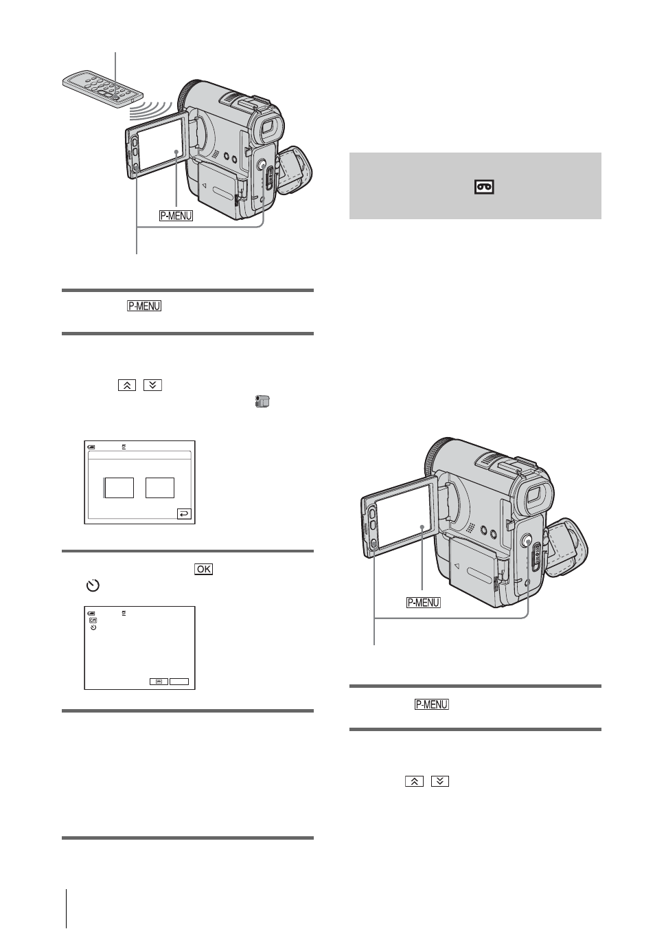 Progressive recording mode | Sony DCR-PC350 User Manual | Page 30 / 152