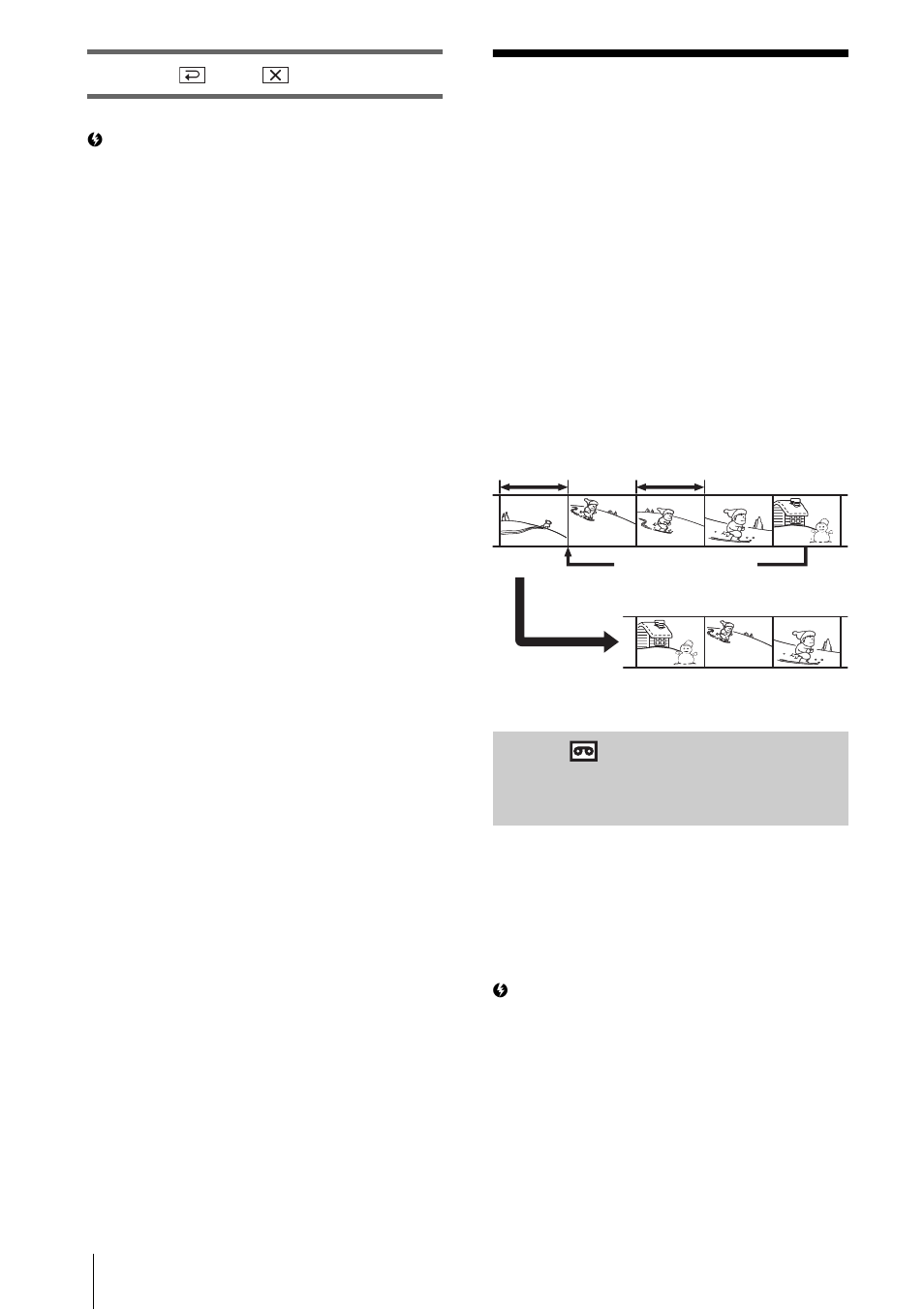 Dubbing selected scenes from a tape, Digital program editing, P. 98) | Sony DCR-PC350 User Manual | Page 98 / 152