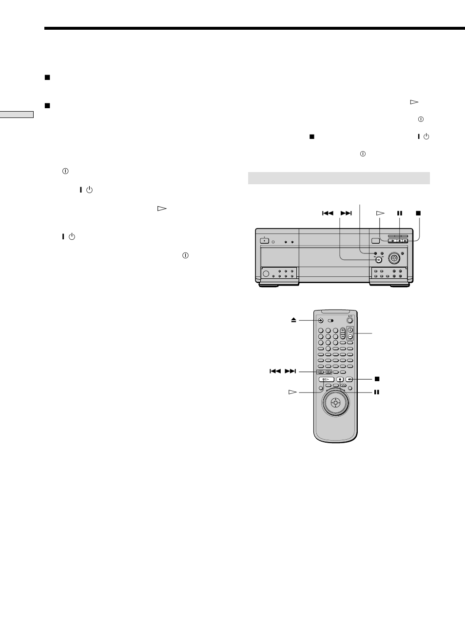 Additional operations, Playing discs | Sony DVP-CX860 User Manual | Page 20 / 88