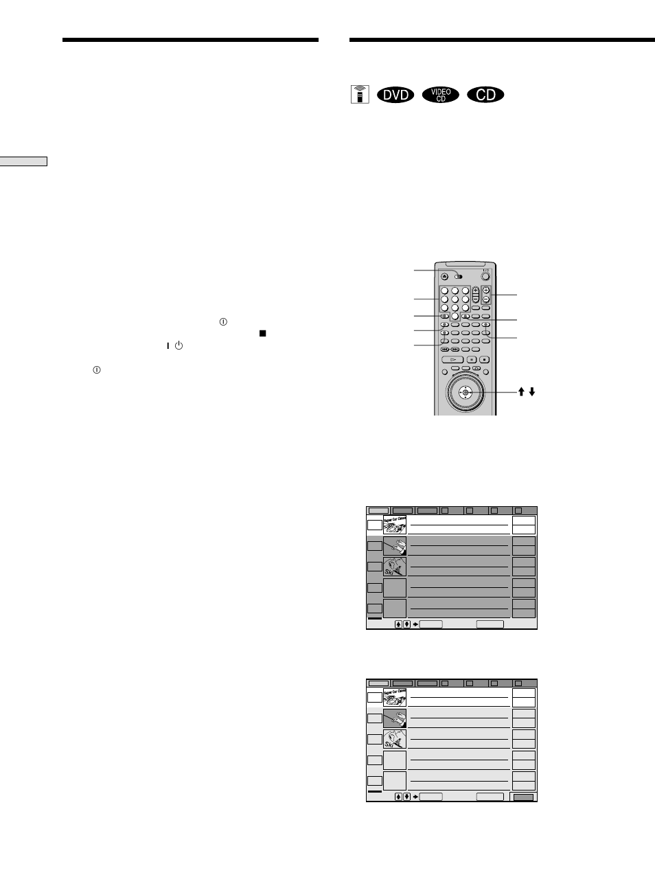 Filing discs in the folder (disc explorer, File mode) 30, Displaying the disc information (disc explorer) | Sony DVP-CX860 User Manual | Page 30 / 88