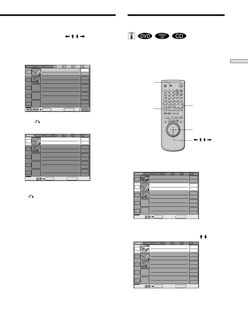 Sorting discs (disc explorer - sort mode), Sorting discs (disc explorer - sort mode) 35, Sorting discs (disc explorer - sort mode) z | Playing discs | Sony DVP-CX860 User Manual | Page 35 / 88