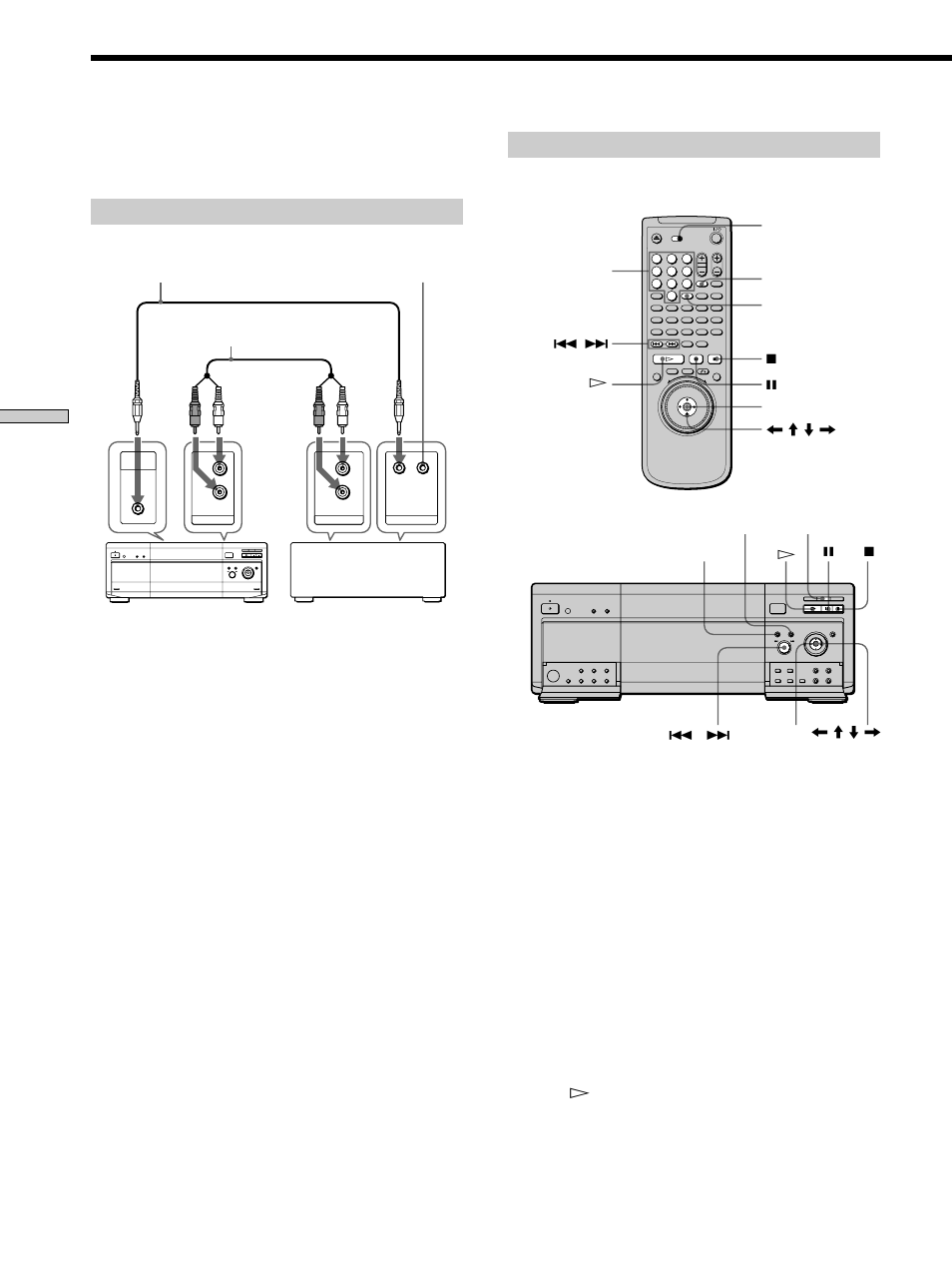 Controlling the cd changer (mega control), Controlling the cd changer (mega control) 74, Connecting the cd changer | Controlling the cd changer | Sony DVP-CX860 User Manual | Page 74 / 88