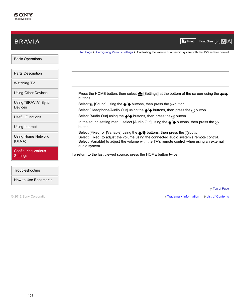 Sony XBR-84X900 User Manual | Page 156 / 185