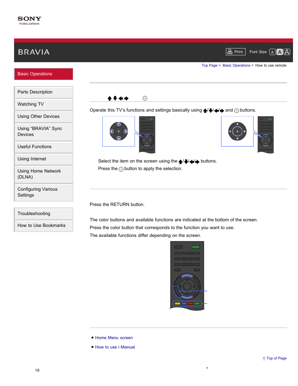 How to use remote | Sony XBR-84X900 User Manual | Page 24 / 185