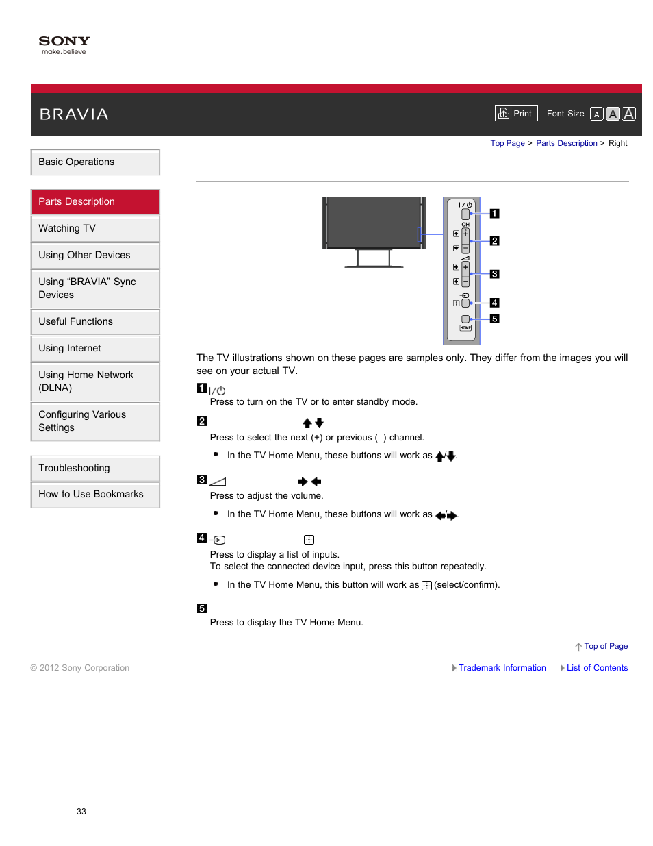 Right | Sony XBR-84X900 User Manual | Page 38 / 185