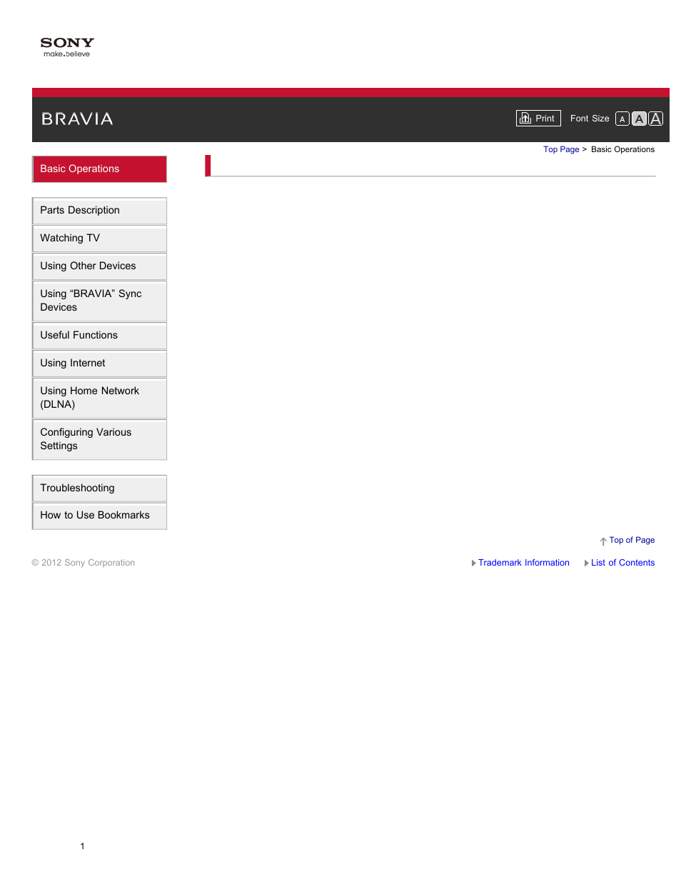 Basic operations | Sony XBR-84X900 User Manual | Page 6 / 185