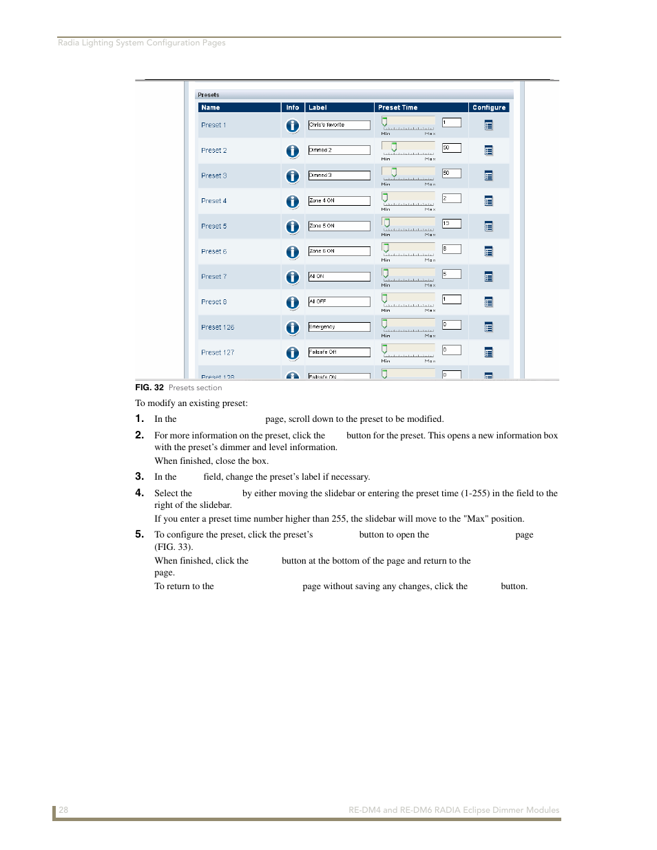 AMX Radia Eclipse 4-Channel Dimmer Module RE-DM4 User Manual | Page 36 / 90