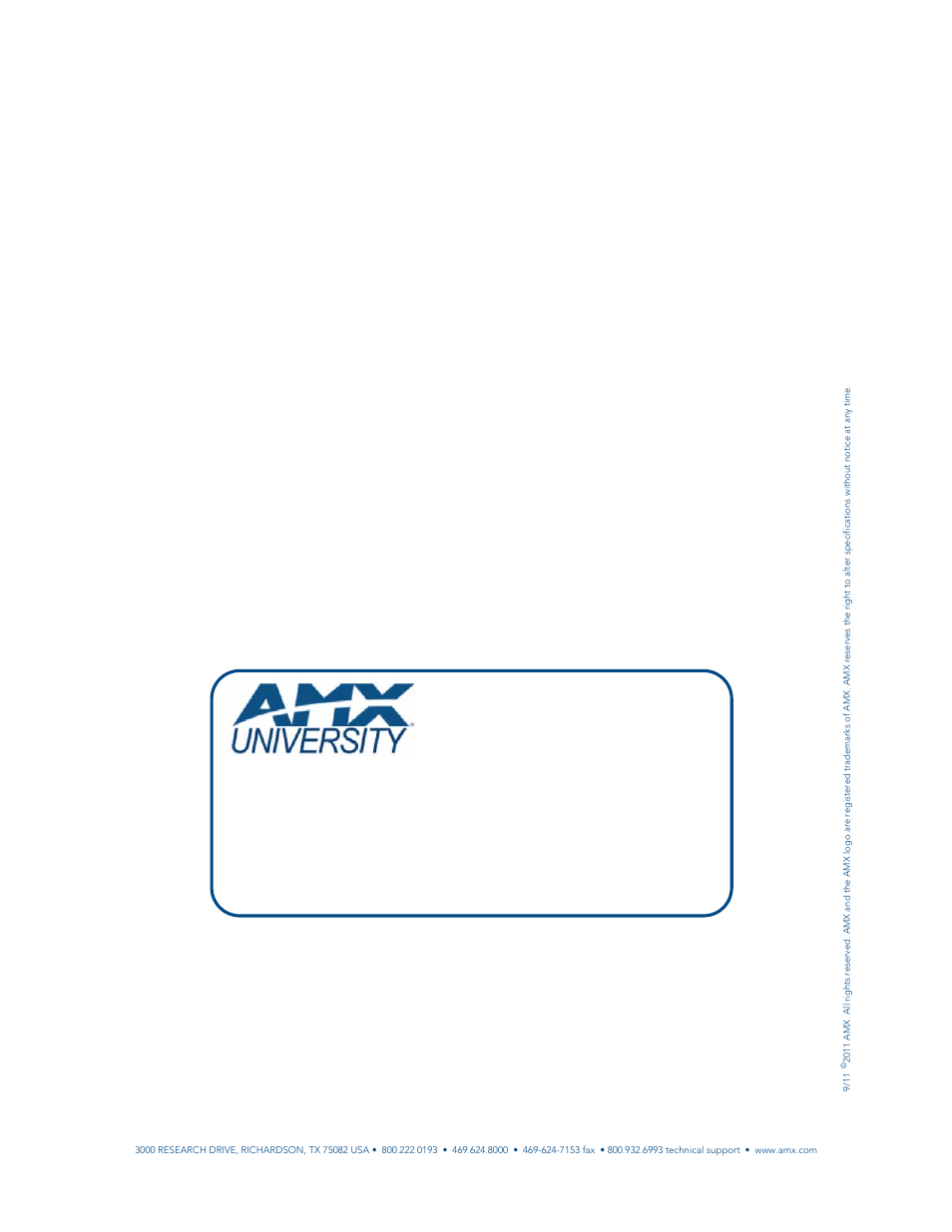 AMX Radia Eclipse 4-Channel Dimmer Module RE-DM4 User Manual | Page 90 / 90