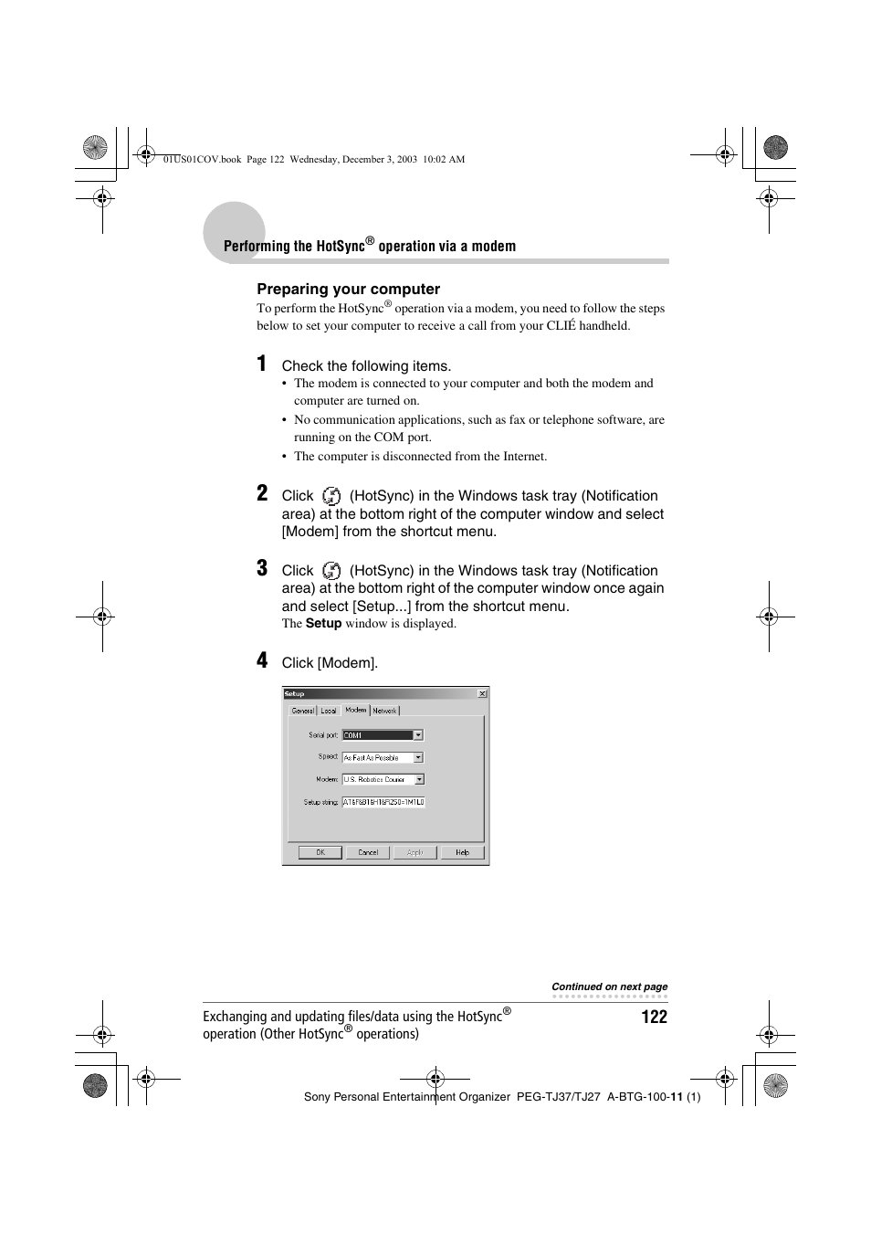 Sony PEG-TJ27 User Manual | Page 122 / 195