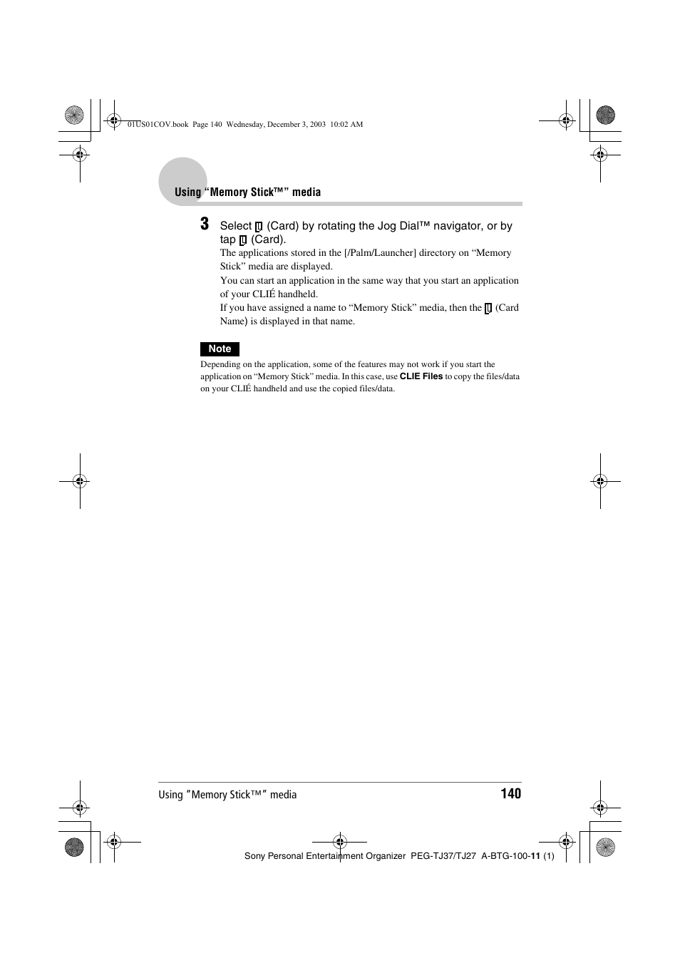 Sony PEG-TJ27 User Manual | Page 140 / 195