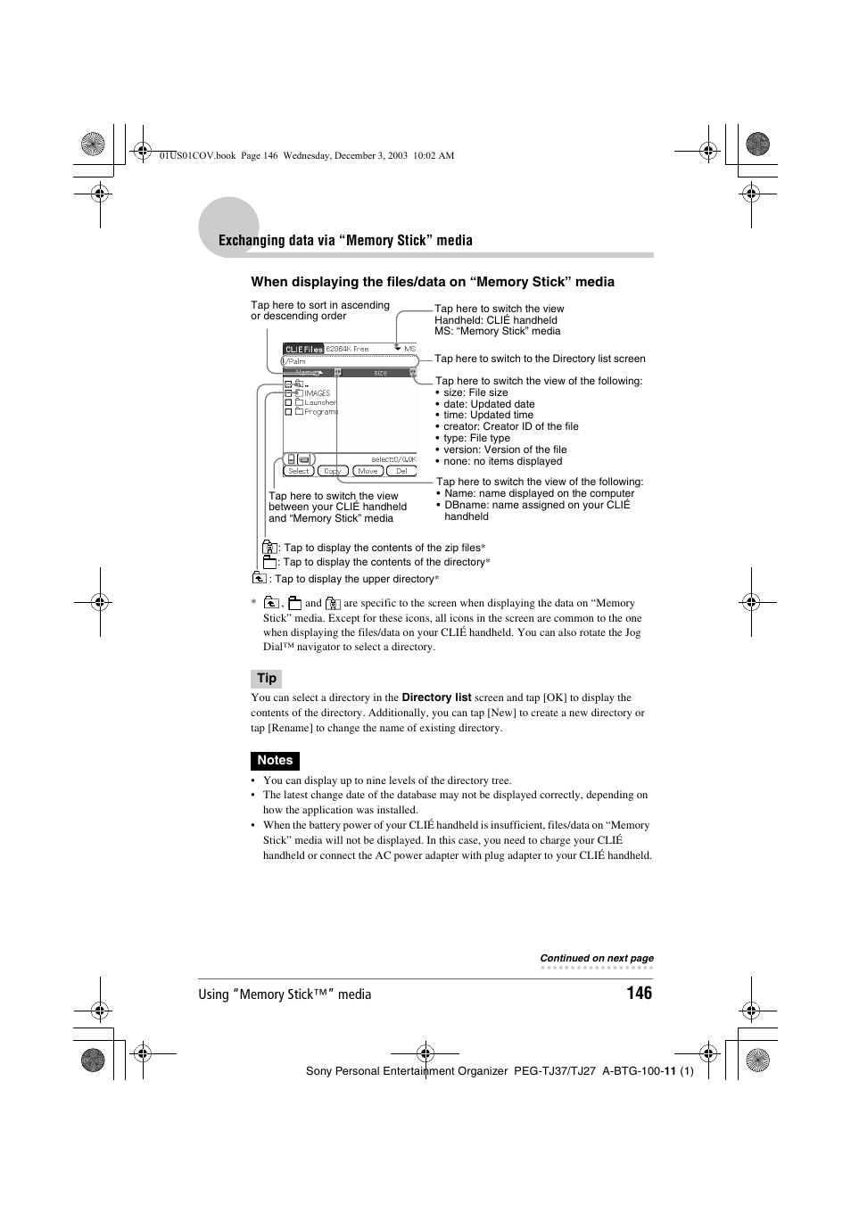 Sony PEG-TJ27 User Manual | Page 146 / 195