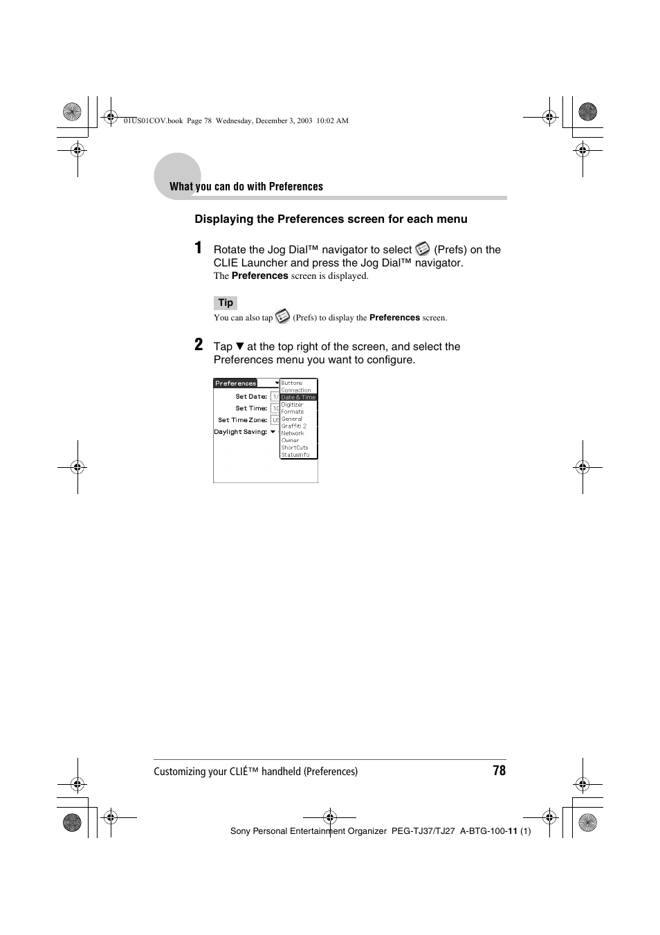 Sony PEG-TJ27 User Manual | Page 78 / 195