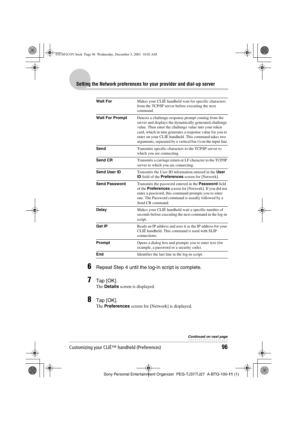 Sony PEG-TJ27 User Manual | Page 96 / 195