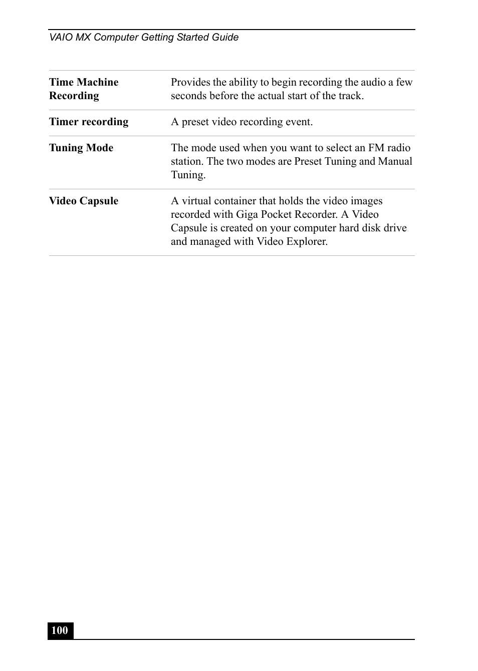 Sony PCV-MXS20 User Manual | Page 100 / 113