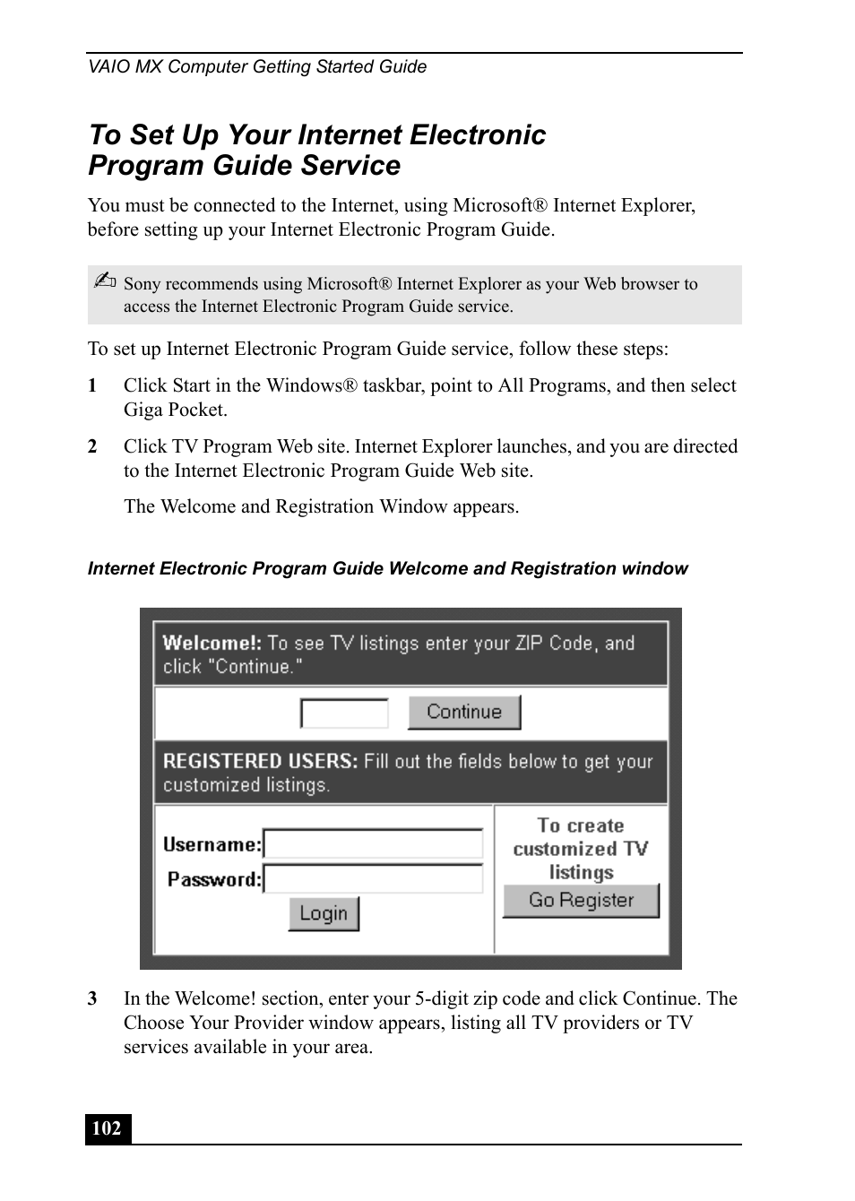 Sony PCV-MXS20 User Manual | Page 102 / 113