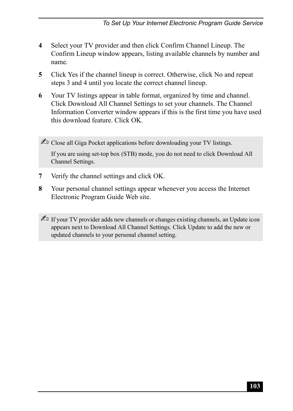 Sony PCV-MXS20 User Manual | Page 103 / 113